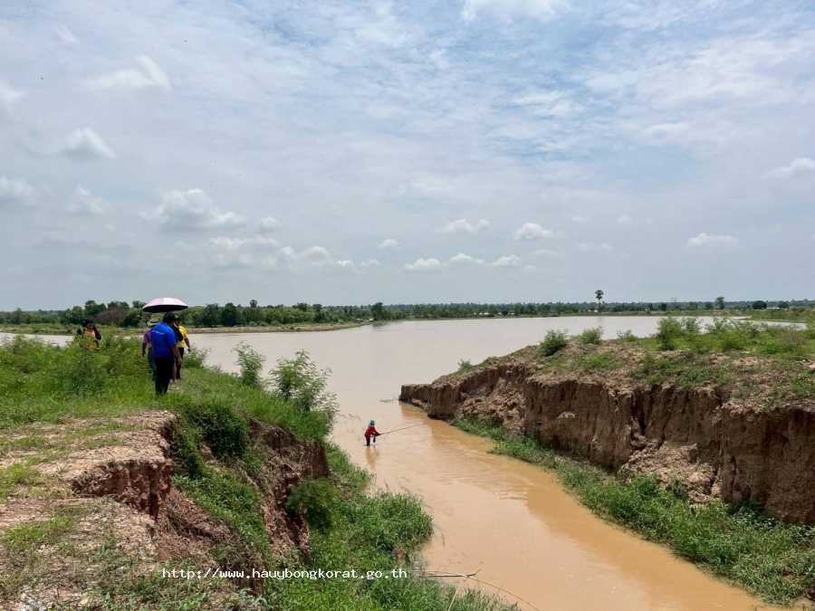 ลงพื้นที่ตรวจสอบเบื้องต้นบ่อบำบัดน้ำเสียจากโรงงาน และอ่างเก็บน้ำลำเชียงไกรตอนบน  20/5/2568